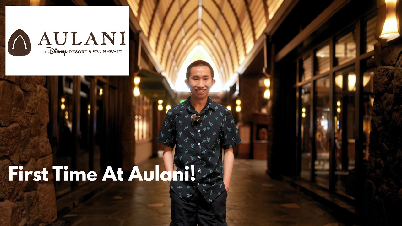 Впервые останавливаюсь в отеле Aulani Resort | Ночная экскурсия по Aulani и потрясающая еда!!!