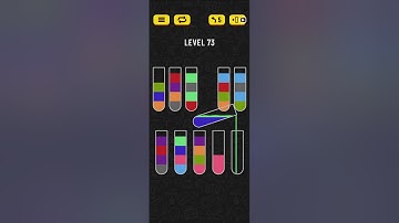 Water Sort puzzle (Level 73) Walkthrough