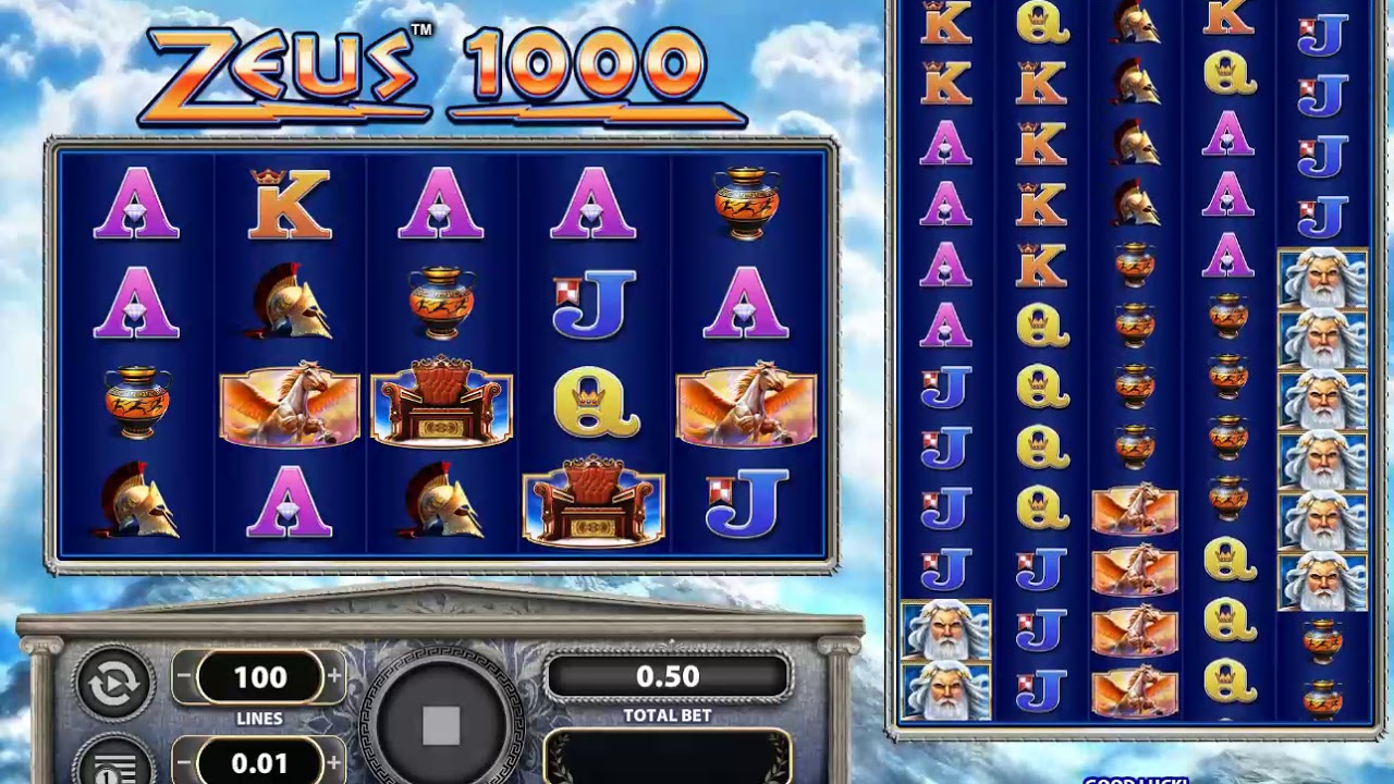 ZEUS 1000 B MODE WILLIAMS ONLINE SLOT MACHINE FROM penny