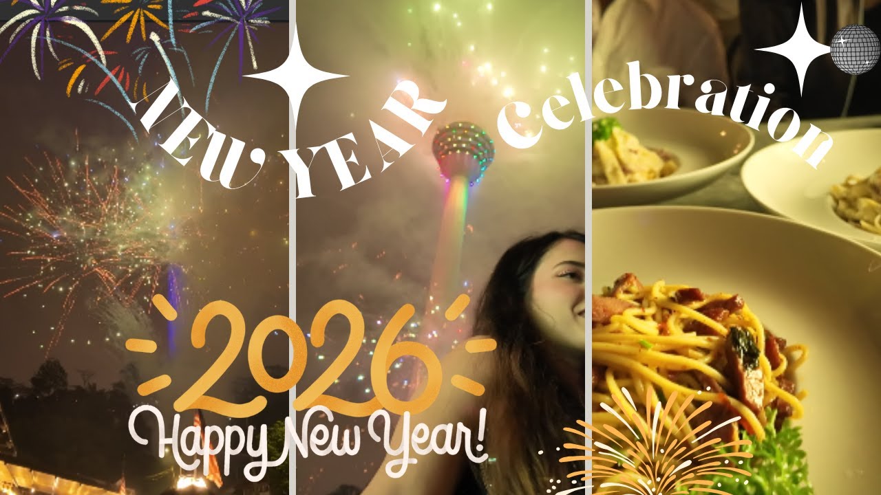 New Year’s Eve in Kuala Lumpur ✨ Fireworks, Food & Welcoming 2026