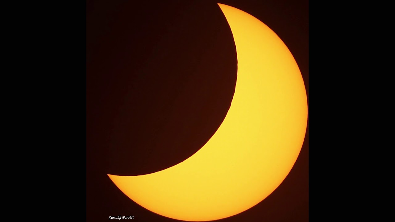 Solar eclipse 21st June timelapse