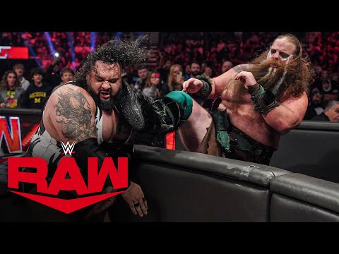 Reed and Ivar beat the tar out of each other in double count-out: Raw highlights, Nov. 27, 2023
