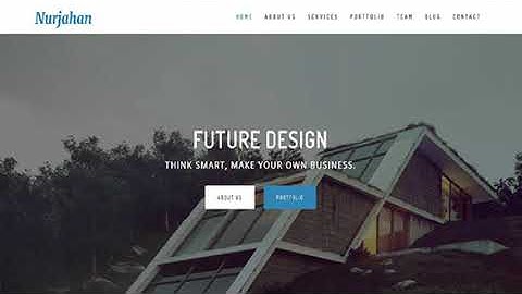 Nurjahan - Creative Architecture & Interior HTML5 Template | Themeforest Website Templates and