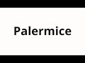 چگونه Palermice را تلفظ کنیم 