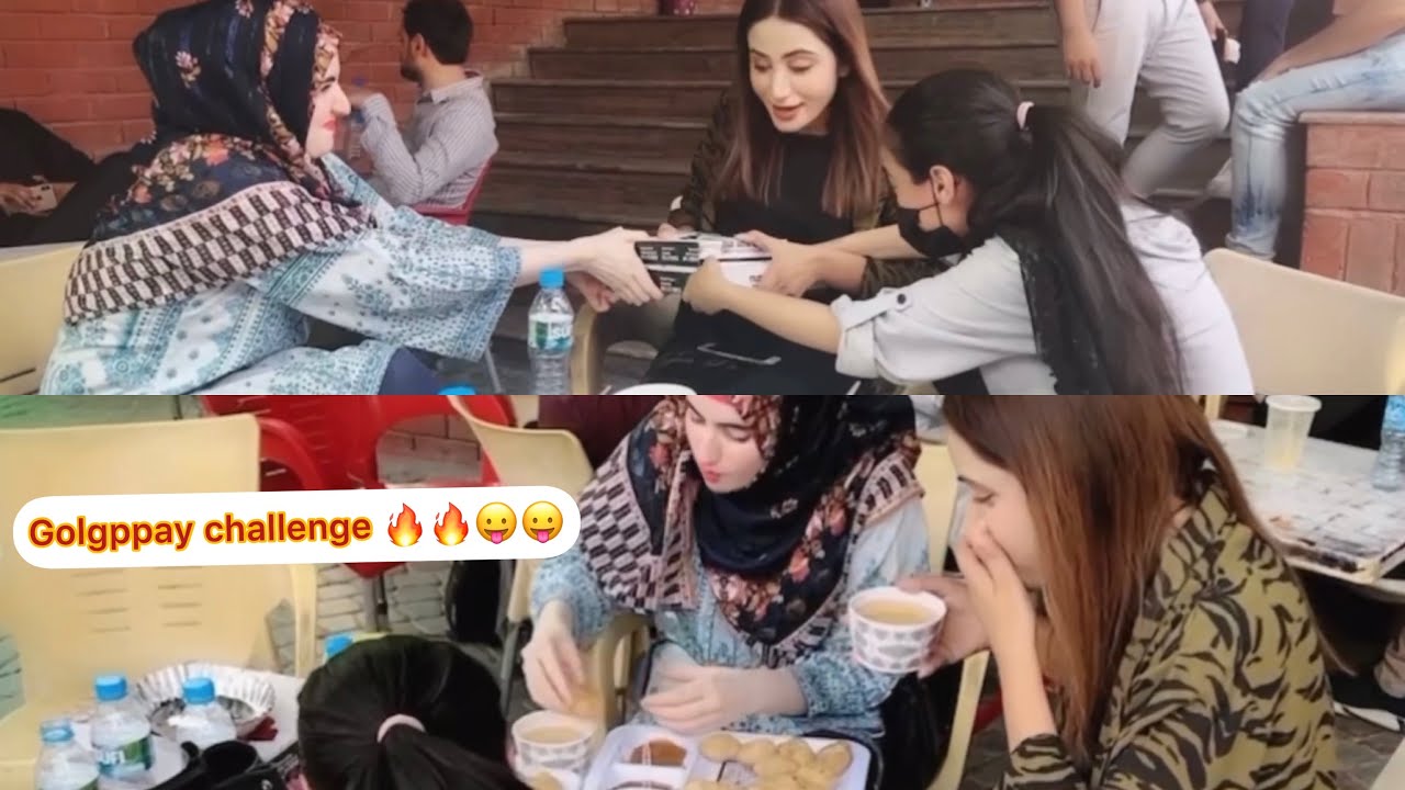 Golgppay challenge 😜 | Golgppay (pani puri ) Eating competition | jawerya AR | sheemza | Sugrah