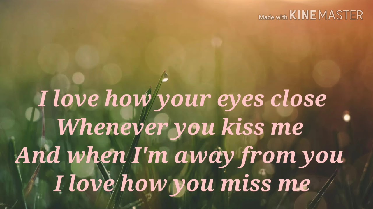 I love how you love me ,Lyrics - YouTube