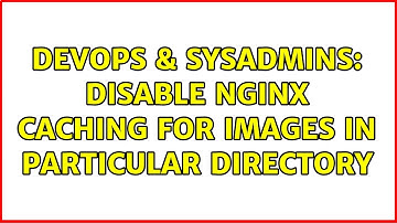 DevOps & SysAdmins: Disable nginx caching for images in particular directory (2 Solutions!!)