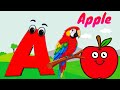 The ABC Phonic Song - Toddler Learning Video : "A is for Apple a a Apple, B is for Baby b b Baby"