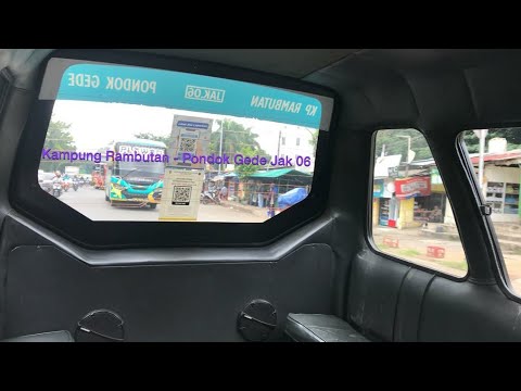 Naik Angkot JakLingko Jak 06 Kampung Rambutan - Pondok Gede | Lintas Provinsi cuma 0 rupiah