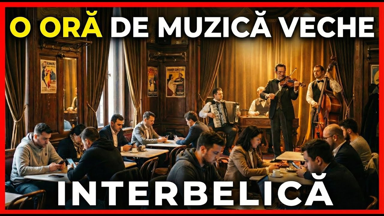 Jazz Lăutăresc Instrumental - Muzică de Cafenea & Relaxare (1Oră Vibe Interbelic) | Background Music
