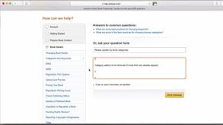 How To Update Categories with KDP