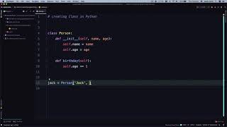 53 exercise setting instance attributes | Python Course For Absolute Beginners