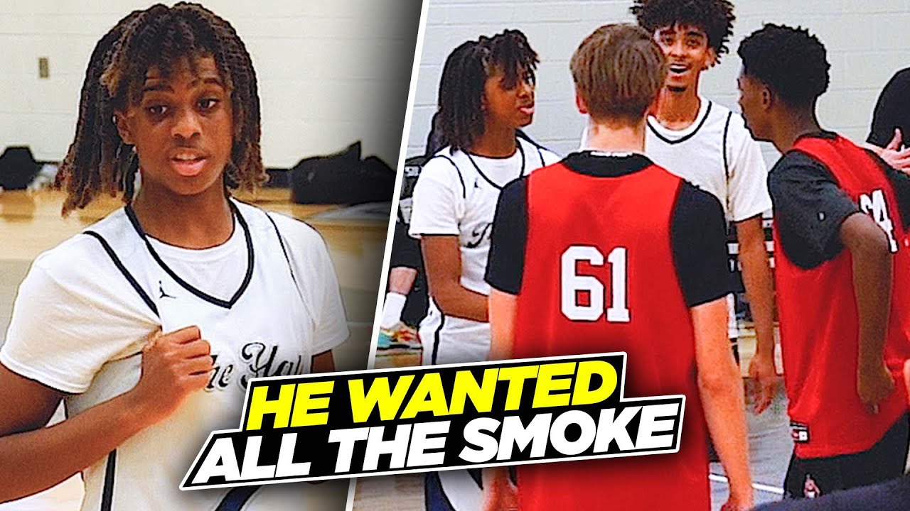 He Tried To PRESS Little Chris Paul & Little Chris Went OFF!