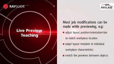 RAYGUIDE - Preview Teaching