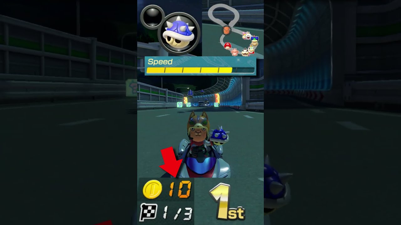 How To OUTRUN The BLUE SHELL In Mario Kart 8 Deluxe 