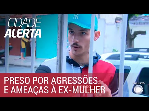 Agressor de mulher é detido durante reportagem do Cidade Alerta