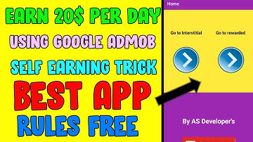 Earn 20$ Daily from Admob Unity Ads. ||. High eCPM App || Daily Earning Upto 20$