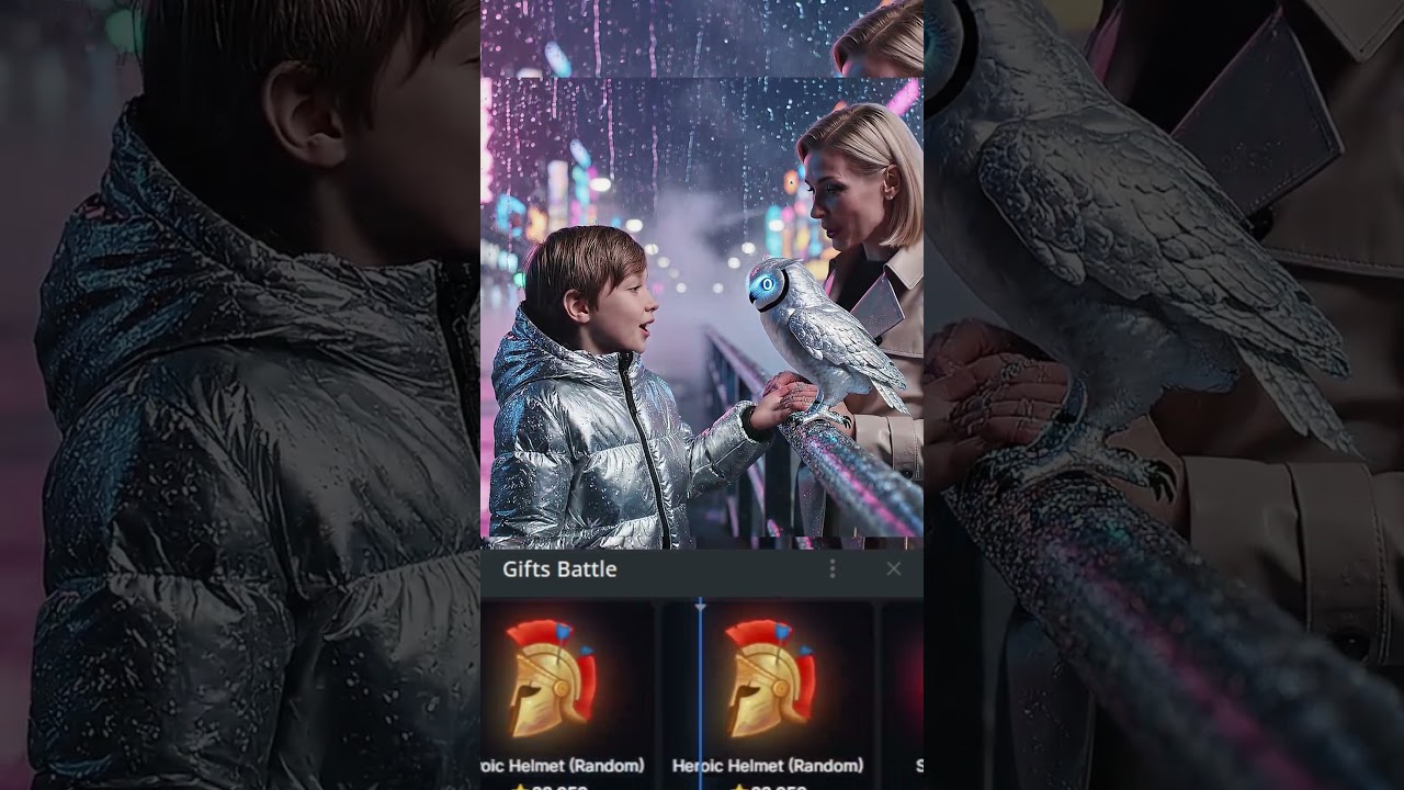 МАМА И ЕЕ СЫН ПРОСИТ СОВУ НА ДНЮХУ Промокод: TNT500 bot - @GiftsBattle_bot 