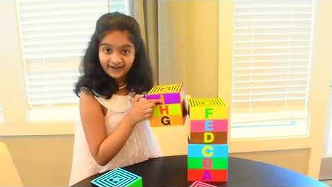 Learn ABC Phonics Using Alphabet Stacking Blocks For Toddlers