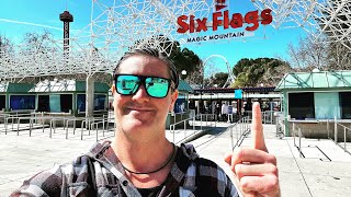 Six Flags Magic Mountain 2023 Tour In Less Than 30 minutes! #sixflags