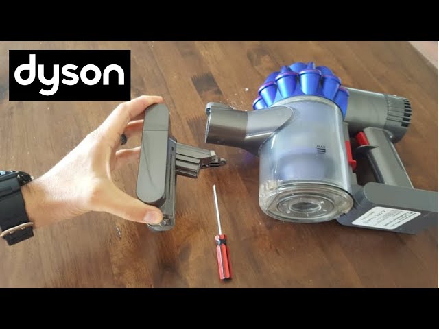 HOW TO REPLACE DYSON V6 BATTERY  DYSON BATTERY REPLACEMENT TUTORIAL 