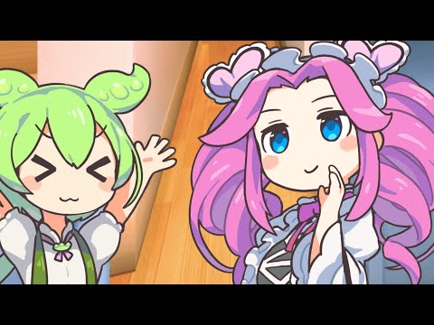 ずんだもんと髪