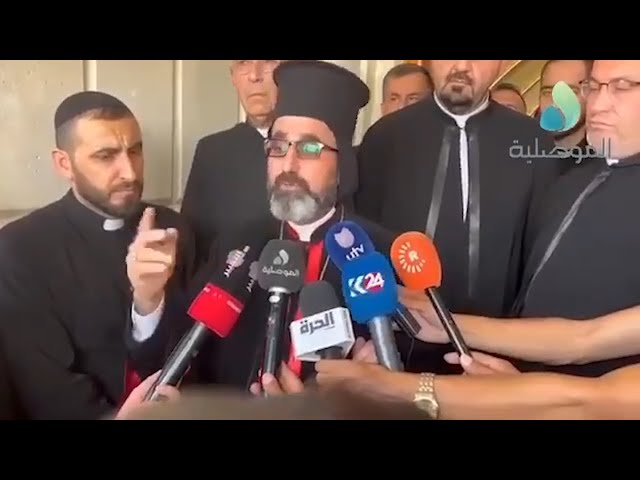رئيس أساقفة الموصل للسريان الكاثوليك يرفض نتائج تحقيق حريق الحمدانية