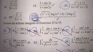MISCELLANEOUS EX Q21 TO Q27 SOLUTIONS OF INTEGRALS NCERT CHAPTER 7 CLASS 12th(PART3)