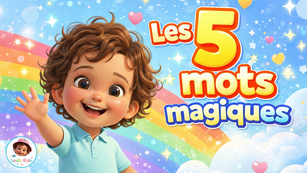 5 mots magiques | Apprendre la politesse | Louiz Kids