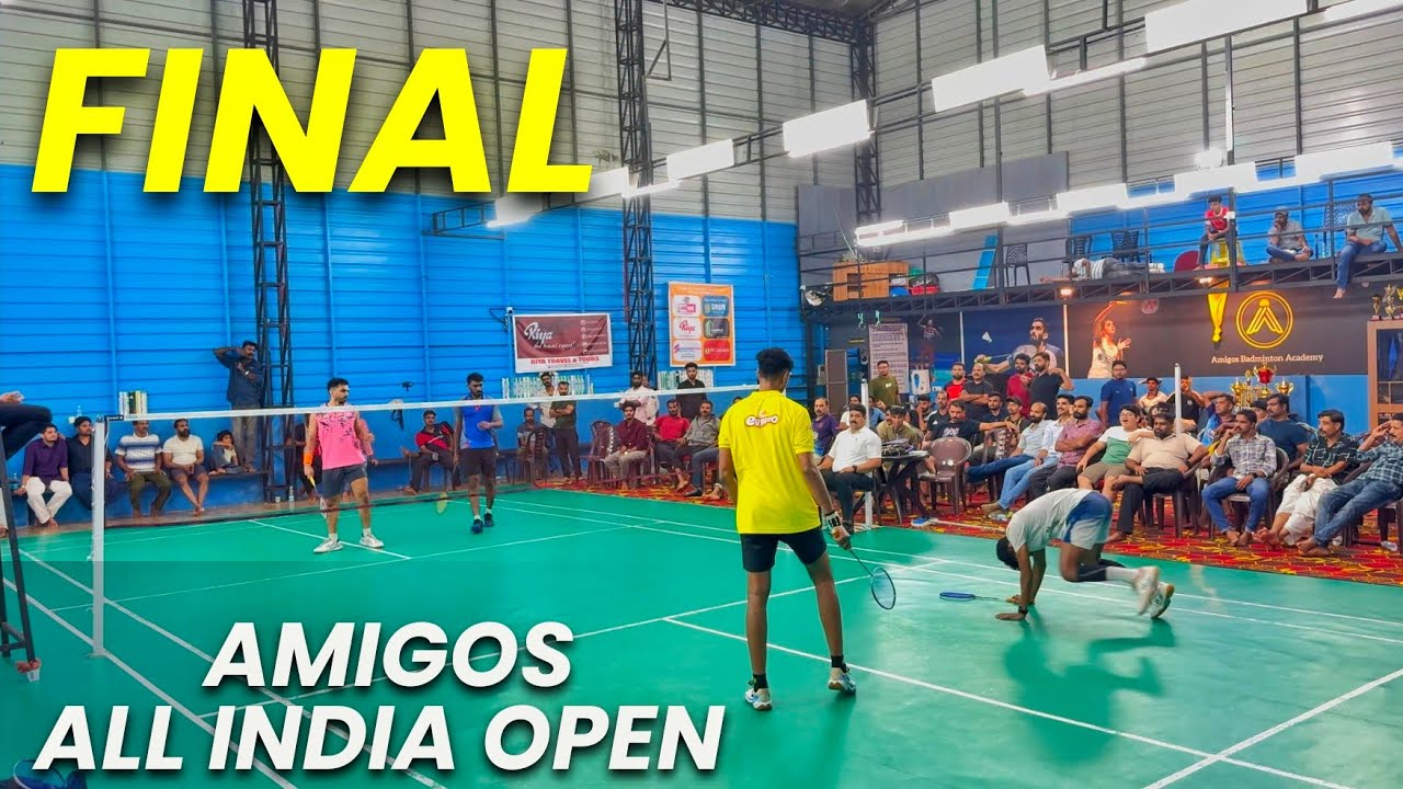 BENNET ANTONY/ SHANKAR PRASAD vs PREJAN/NISHANTH| AMIGOS ALL INDIA OPEN BADMINTON FINAL 2025