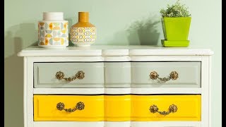 Como Pintar Y Modernizar Una Cómoda Vintage - Decogarden