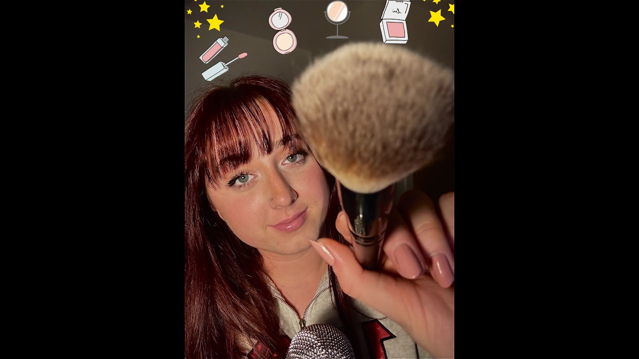 ASMR | Doing Your Makeup (brushing sounds)