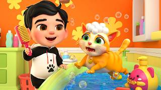 Bath Time Kids Song with Animals + More LuLu Melon Nursery Rhymes & Kids Songs