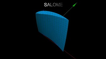 SALOME Mesh Module: building a twisted blade with mesh tools