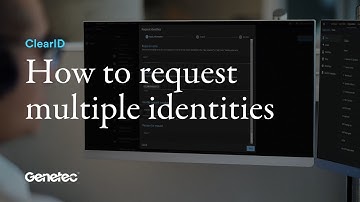 How to request multiple identities in ClearID
