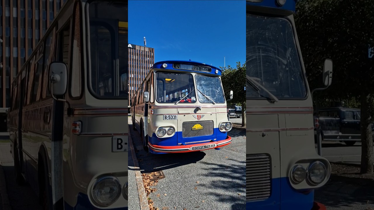 Scania-Vabis B 7663135 Bus 1967 Old bus at Scania -