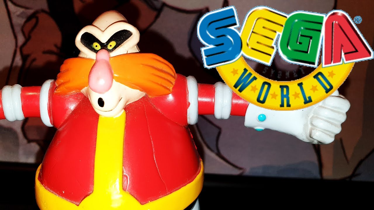 SEGA World Sydney Australia 1997 Dr. Robotnik Bendy Toy