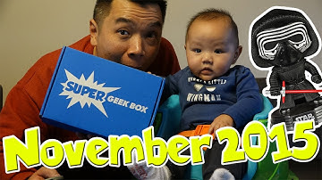 Super Geek Box Unboxing - Legacy [November 2015]