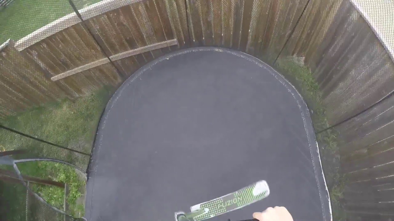 GoPro Head Cam: Trampoline Scooter
