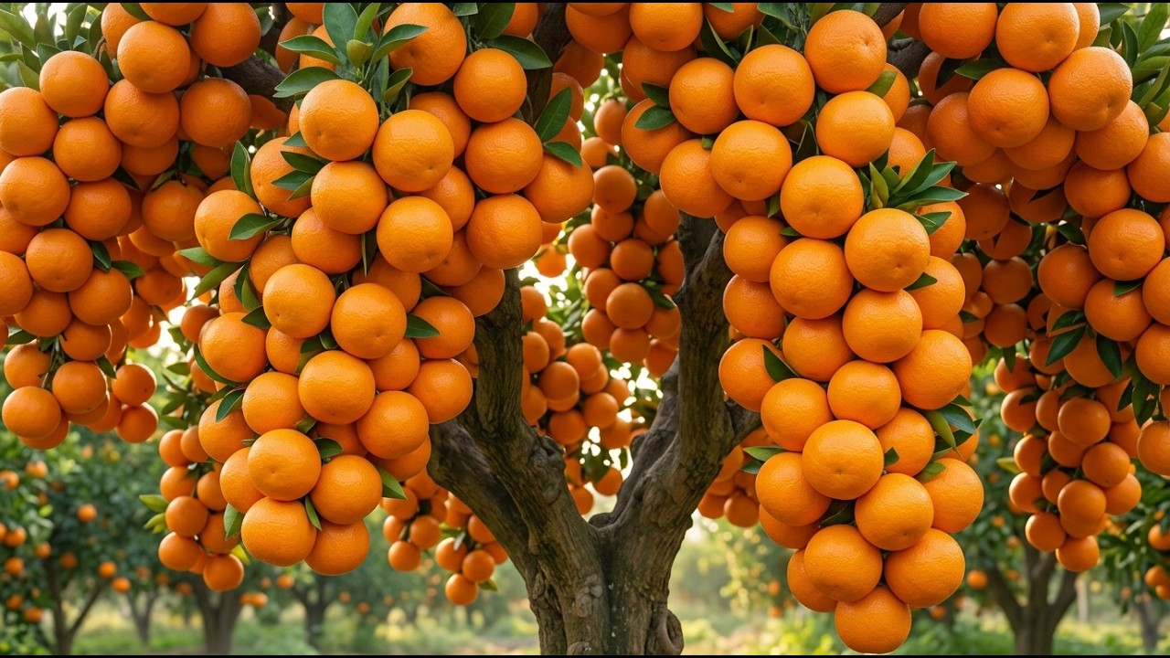 How Giant Harumi Citrus Are Grown in Japan | Amazing Japanese