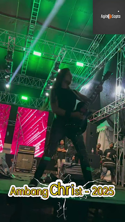Andry Franzy & Ambang Christ || Lead 'Semarang' in live concert 4K HQ #shorts #powerslave  #guitar