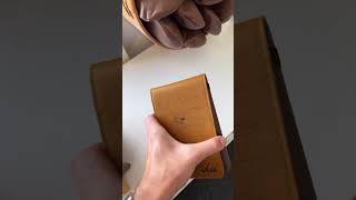 Custom Baseball Glove Leather Golf Scorecard Holder & Yardage Book Cover