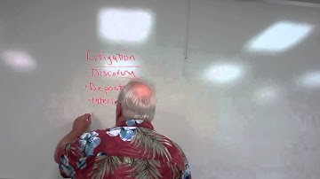 Dawalt lectures Litigation Discovery