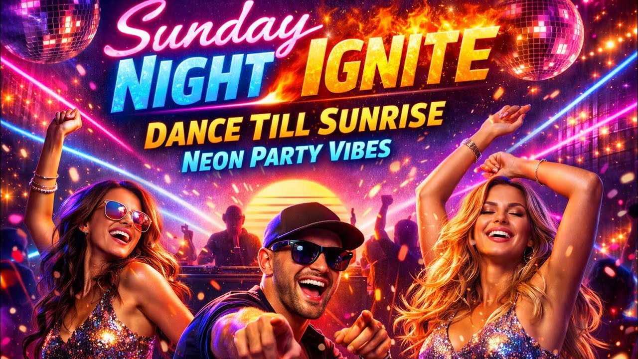 Sunday Night Ignite | Dance Till Sunrise | Neon Party Vibes(official video)