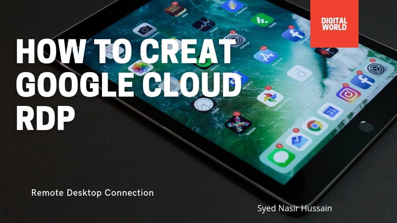 Google Cloud Rdp How To Create Google Cloud RDP |Urdu|Hindi|English/ Digital World - YouTube
