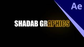 After Effects Text Glow Animation Tutorial | Neon Glow Text Effect | Motion Graphics