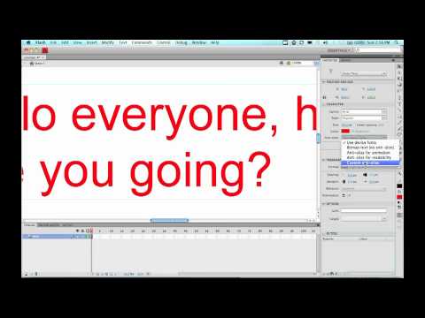Flash CS4 | Text Tool