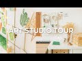 Art studio tour 2023  amnagement conseils et astuces de rangement pour votre atelier 