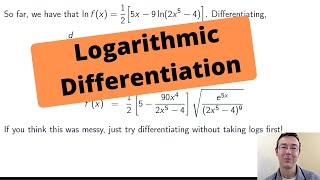 Logarithmic Differentiation