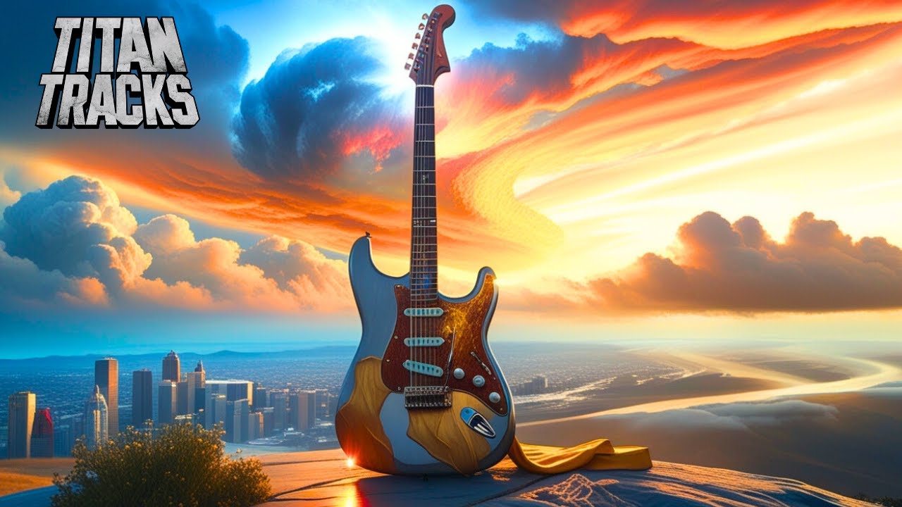 Uplifting Hard Rock in B Minor (Bm) Backing Track - 120 BPM